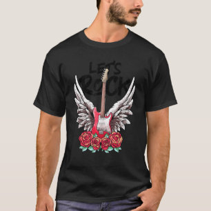 Laat Rock Elektrische Gitaren Rock&Roll Vintage Ro T-shirt