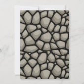 Laat rockparty-uitnodiging kaart (Achterkant)