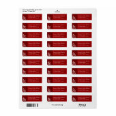 Laat rode labels achter (Full Sheet)