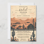 Laat Rodeo Retro Horse Rustiek Western Vrijgezelle Kaart (Voorkant)