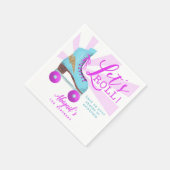 Laat rollen | Rolschaatsen Verjaardagsfeest Servet (Hoek)