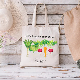 Laat Root voor elkaar Plant liefhebber meisjes Tote Bag