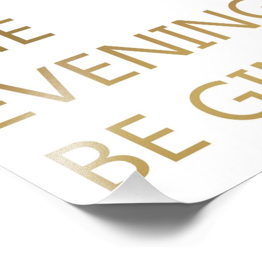 Laat 's avonds gin zijn foto afdruk (Hoek)