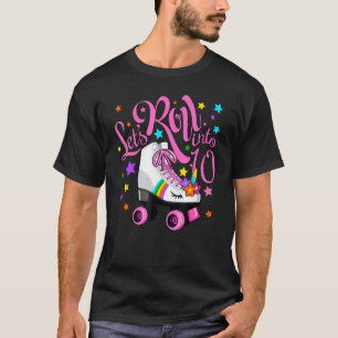 Laat S Roll in 10th Birthday Unicorn Roller Schaat T-shirt