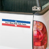 Laat Sally Yates met rust Bumpersticker (Op Truck)