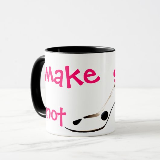 Laat schokken geen orthodoxe mok zijn (Voorkant links)