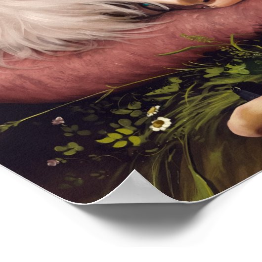 Laat schoonheid uit as komen poster (Hoek)