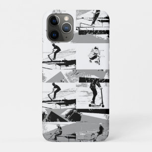 Laat scoot rond - Stunt scooter rijder Case-Mate iPhone Case