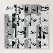 Laat scoot rond - Stunt scooter rijder Legpuzzel (Horizontaal)