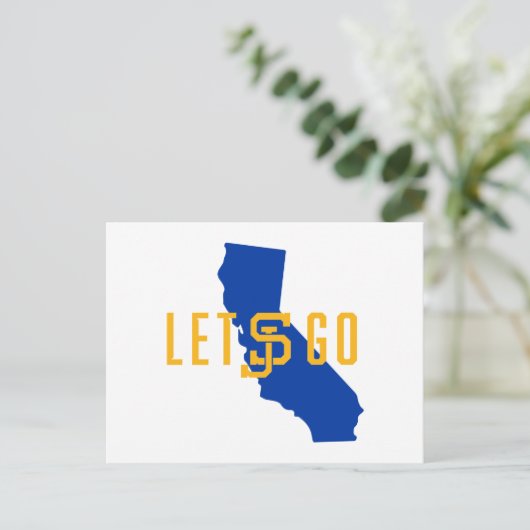 Laat SJ gaan Briefkaart (Staand voorkant)