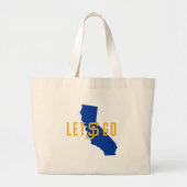 Laat SJ gaan Grote Tote Bag (Voorkant)