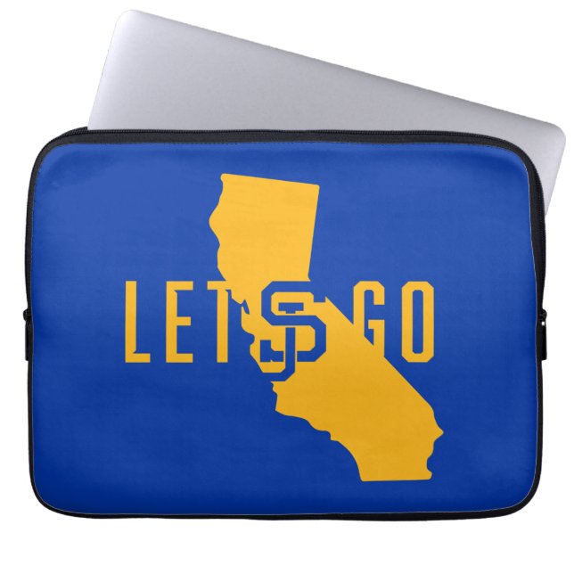 Laat SJ gaan Laptop Sleeve (Voorkant)