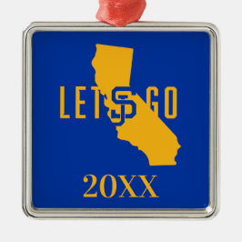 Laat SJ gaan Metalen Ornament