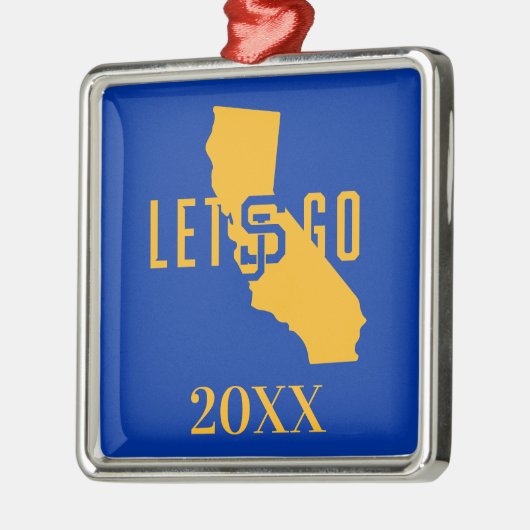 Laat SJ gaan Metalen Ornament (Links)