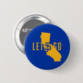 Laat SJ gaan Ronde Button 5,7 Cm (Voorkant /achterkant)