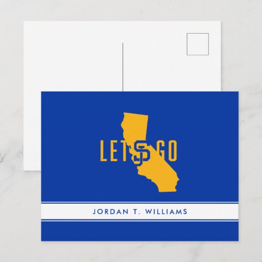 Laat SJ gaan Uitnodiging Briefkaart (Voorkant / Achterkant)