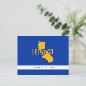 Laat SJ gaan Uitnodiging Briefkaart (Staand voorkant)