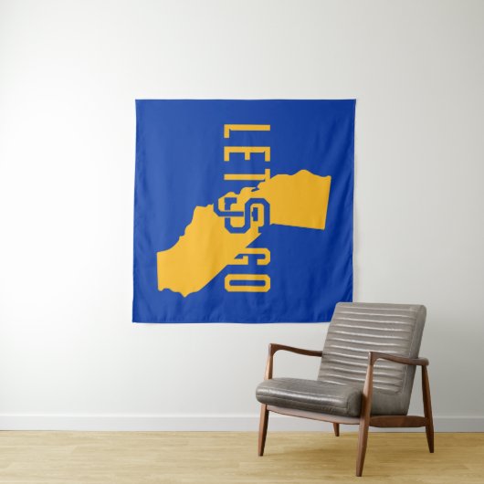 Laat SJ gaan Wandkleed (In Situ (horizontaal))