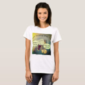 Laat Slaande Honden Liggen Dames Comic Tshirt (Voorkant volledig)