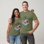 Laat slapen onder de sterren Camper Camping T-shirt (Unisex)