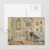 Laat slapende honden de Zweedse Waterverf verlaten Briefkaart (Voorkant / Achterkant)