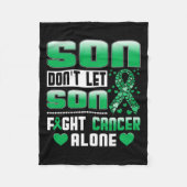 Laat Son niet alleen tegen kanker vechten Galwegka Fleece Deken (Voorkant)