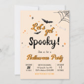 Laat Spooky Fun Halloween Party zien Kaart (Voorkant)