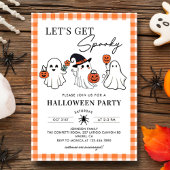 Laat Spooky Ghost Halloween Party Uitnodiging krij
