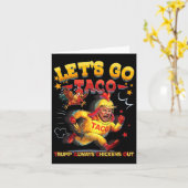 Laat Taco los Kaart (Gele Bloem)