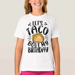 Laat Taco mijn geboortedag 5 de Mayo Mexican oprui T-shirt