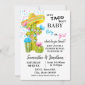 Laat taco over baby gender cactus onthullen kaart (Voorkant)