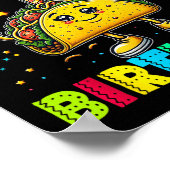 Laat Taco over mijn liefdevolle Mexicaanse partijj Poster (Hoek)