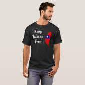 Laat Taiwan vrij T-shirt (Voorkant volledig)