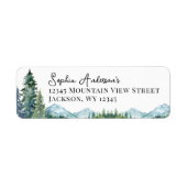 Laat The Adventure beginnen met het Baby showers v Etiket (Voorkant)