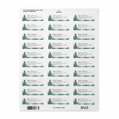 Laat The Adventure beginnen met het Baby showers v Etiket (Full Sheet)