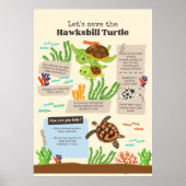 Laat Turtle redden Poster (Voorkant)