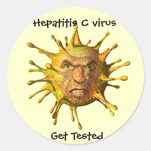 Laat u testen op hepatitis C-virus stickers (Voorkant)