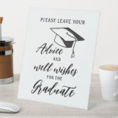 Laat uw advies achter voor de eenvoudige Afstudere Reclamebord Met Voetstuk (Insitu)