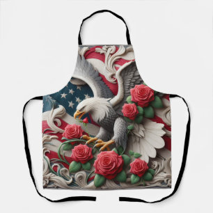 Laat uw Amerikaanse trots in de keuken zien! Schor Schort
