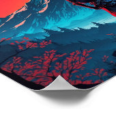 Laat uw binnenste wasmachine los met Samurai-Poste Poster (Hoek)