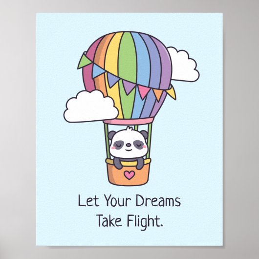 Laat uw dromen de vrije vlucht nemen, Rainbow Air  Poster (Voorkant)
