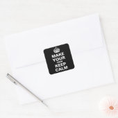 Laat uw eigen kalm bewaren en voer Stickers uit (Envelop)
