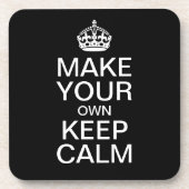 Laat uw eigen kalm houden en voer Onderzetters uit (Voorkant)