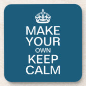 Laat uw eigen kalm houden en voer Onderzetters uit (Voorkant)