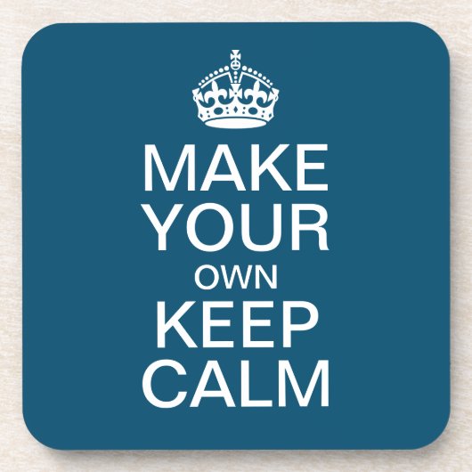 Laat uw eigen kalm houden en voer Onderzetters uit (Voorkant)