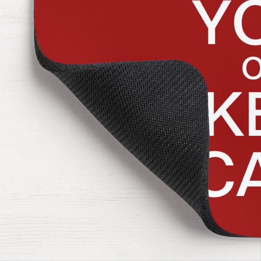 Laat uw eigen kalm houden en voer uw mousepad uit muismat (Hoek)