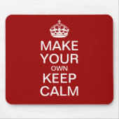 Laat uw eigen kalm houden en voer uw mousepad uit muismat (Voorkant)