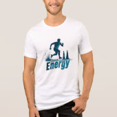 Laat uw energie los – Sprinter T-shirt Design (Voorkant)