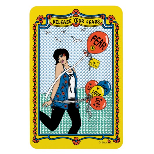 Laat uw feesten los_B_4x6 koelkast Magneet (Verticaal)