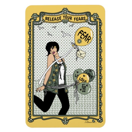 Laat uw feesten los_C_4x6 koelkast Magneet (Verticaal)